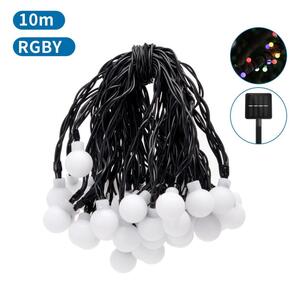 Instalație LED solară decorativă Aigostar 50xLED/8 funcții 12m IP65 multicolor