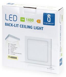 Plafonieră LED Aigostar LED/12W/230V 17,3x17,3 cm 4000K alb