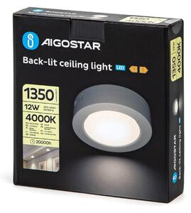 Plafonieră LED Aigostar LED/12W/230V d. 17,4 cm 4000K alb