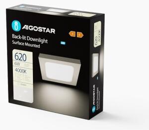 Plafonieră LED Aigostar LED/6W/230V 12,2x12,2 cm 4000K alb