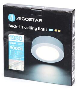 Plafonieră LED Aigostar LED/18W/230V d. 22,6 cm 3000K alb