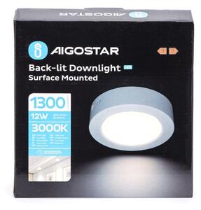 Plafonieră LED Aigostar LED/12W/230V d. 17,4 cm 3000K alb