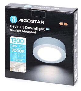 Plafonieră LED Aigostar LED/12W/230V d. 17,4 cm 3000K alb