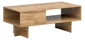 Masuta cafea ZELE, stejar wotan, PAL laminat, 120x60x46 cm