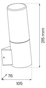 Aplică de exterior HARLEM 1xE27/60W/230V IP44 negru