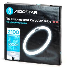 Tub fluorescent T9 G10q, 32 W, 230 V, 6500 K - Aigostar
