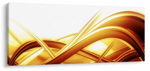 Tablou - Abstrac galben (120x50 cm)