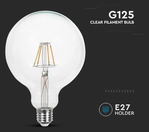 Bec LED FILAMENT G125 E27/10W/230V 6400K