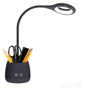 Lampă LED flexibilă reîncărcabilă dimabilă de masă LUSIA LED/5W/5V 3000/4000K 1200 mAh negru