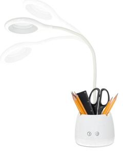 Lampă LED flexibilă reîncărcabilă dimabilă de masă LUSIA LED/5W/5V 3000/4000K 1200 mAh alb