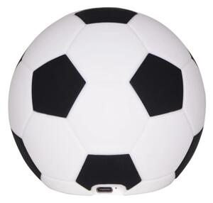 Lampă LED tactilă pentru copii FOOTBALL LED/2W/5V USB 1200 mAh alb/negru