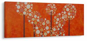 Tablou - Pădurea portocalie (120x50 cm)