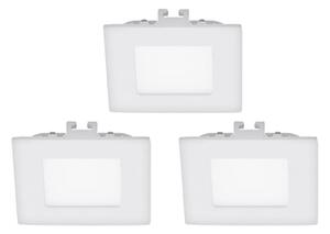 Eglo 94733 - Set 3x spoturi LED încastrate FUEVA 1, 2,7W/230V