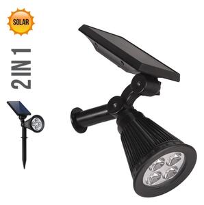 Corp de iluminat LED solar 2 în 1 Prezent 65286 LION LED/2W/3,7V IP44 2220 mAh