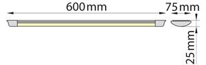 Brilagi - Corp de iluminat LED tip tub AVERO LED/16W/230V 60 cm