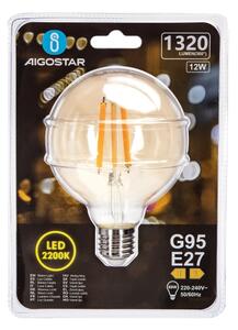 Bec LED Aigostar G95 E27/12W/230V 2200K