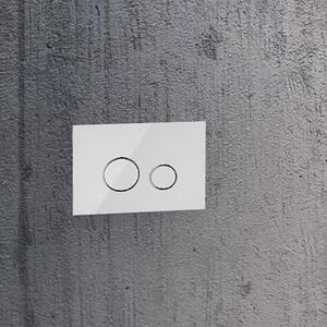 Oltens Lule buton de spălare pentru WC alb/crom/alb 57201000