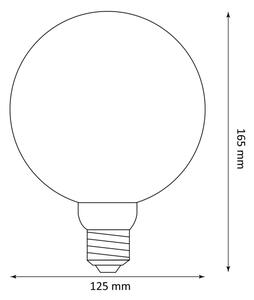 Bec LED DECO VINTAGE FILAMENT G125 E27/4W/230V 1800K