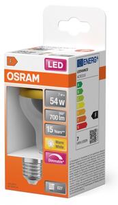 Bec LED cu cap oglindit SUPERSTAR E27/7W/230V 2700K auriu - Osram