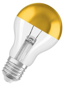 Bec LED cu cap oglindit SUPERSTAR E27/7W/230V 2700K auriu - Osram