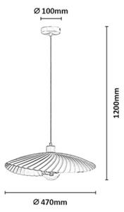 Rabalux 72056 - Lustra pe cablu BRIDGET 1xE27/40W/230V verde