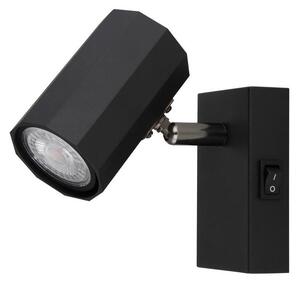 Spot de perete Globo 57918-1B JAMES 1xGU10/25W/230V negru