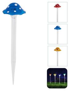 Corp de iluminat LED solar Aigostar LED/0,006W/1,2V 100 mAh 2700K IP44 albastru