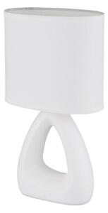 Lampă de masă Globo 21731W TRIANGLE 1xE14/40W/230V alb