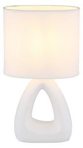 Lampă de masă Globo 21731W TRIANGLE 1xE14/40W/230V alb