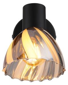 Spot de perete Globo 54315S-1 ZACHERY 1xE14/40W/230V negru