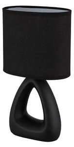 Lampă de masă Globo 21731S TRIANGLE 1xE14/40W/230V negru