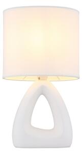 Lampă de masă Globo 21731W TRIANGLE 1xE14/40W/230V alb