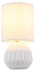 Lampă de masă Globo 21730W SYLAS 1xE14/40W/230V alb