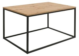 Masuta cafea AROZ, stejar artisan/negru, PAL/metal, 100x69x53 cm