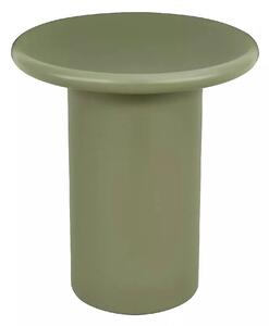 Măsuță cafea TIP, verde olive mat/verde olive, metal/MDF, 45x45x40 cm