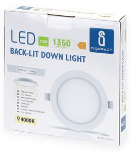 Corp de iluminat LED încastrat Aigostar LED/12W/230V 4000K d. 17,5 cm alb