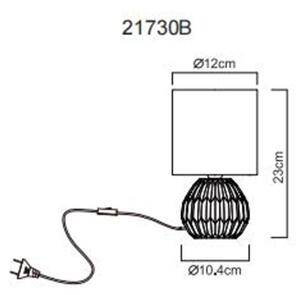 Lampă de masă Globo 21730B SYLAS 1xE14/40W/230V albastru