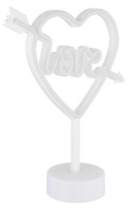 Decorațiune LED neon de masă Globo 28066 ARMOR LED/2W/3xAA inimă