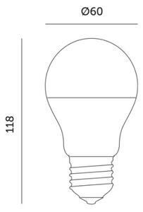 Bec LED pentru creșterea plantelor PLANTY E27/11W/230V 1200K alb