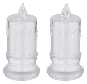 SET 2x lumânare LED Globo 28075-2 CANDLE LED/0,25W/3xLR1130