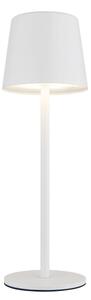 Globo 58482W-LED lampă birou LED 2W/5V 2200mAh IP44 albă, încărcare touch