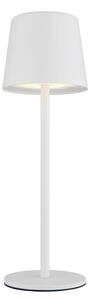 Globo 58482W-LED lampă birou LED 2W/5V 2200mAh IP44 albă, încărcare touch