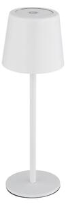 Globo 58482W-LED lampă birou LED 2W/5V 2200mAh IP44 albă, încărcare touch