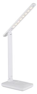 Lampă LED RGB tactilă reîncărcabilă dimabilă de masă Globo 58481W LORNA LED/3W/5V 1800 mAh alb