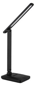 Lampă LED tactilă reîncărcabilă dimabilă de masă Globo 58481S LORNA LED/3W/5V 1800 mAh negru
