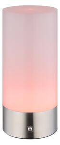 Globo 21040RGB - Lampă de birou LED RGB, încărcabilă, 1,8W/5V, 1500 mAh, crom