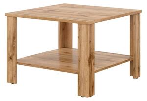Masuta cafea ODETTE, stejar, PAL, 68x68x48 cm