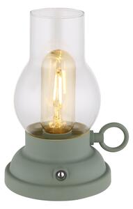 Lampă LED tactilă reîncărcabilă dimabilă de masă Globo 58016B PETRO LED/1W/3,7V 1200 mAh verde