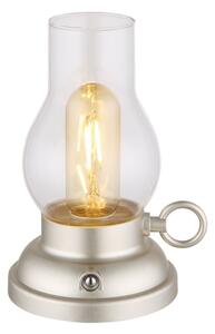 Lampă LED tactilă reîncărcabilă dimabilă de masă Globo 58016CH PETRO LED/1W/3,7V 1200 mAh