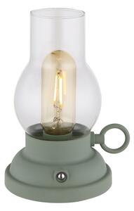 Lampă LED tactilă reîncărcabilă dimabilă de masă Globo 58016B PETRO LED/1W/3,7V 1200 mAh verde